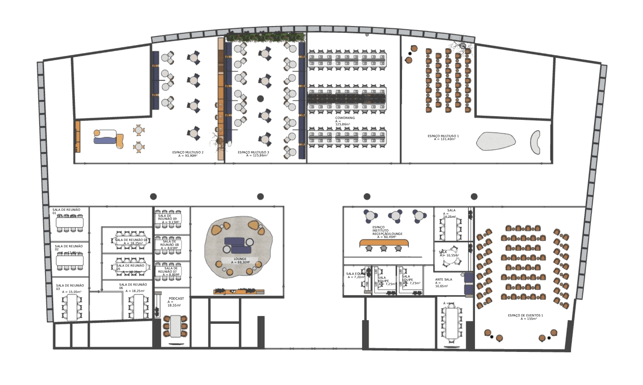 Planta do Hub